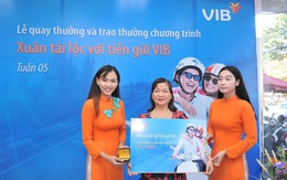 Gần 600 khách hàng trúng vàng khi gửi tiết kiệm tại VIB