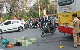 Nam thanh niên bị xe buýt cán tử vong tại Hà Nội