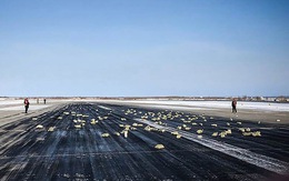 Hiện trường "cơn mưa vàng" do máy bay Nga tạo ra