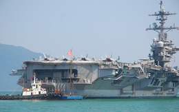 Tàu sân bay Mỹ đã neo đậu trong Vịnh Đà Nẵng