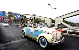 Mãn nhãn với đoàn xe cổ Volkswagen chào mừng Festival Huế 2018