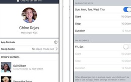 Facebook có thêm nút ‘đi ngủ’ cho ứng dụng Messenger Kids