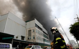 Cháy lớn tại nhà máy ở Đài Loan có nhiều lao động Việt Nam