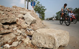 Phế thải xây dựng bủa vây đại lộ hiện đại nhất Việt Nam