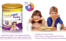 Goldcare Pedia cải thiện tình trạng biếng ăn cho trẻ