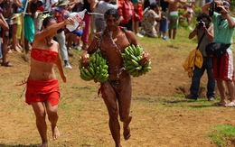 Chơi đủ trò tại lễ hội Tapati của cư dân Đảo Phục Sinh