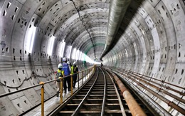 Ngắm đường hầm metro thứ 2 sắp hoàn thành dưới lòng đất