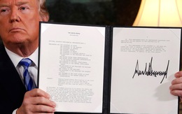 Ông Trump rút Mỹ khỏi thỏa thuận hạt nhân Iran