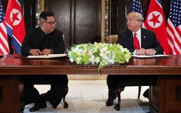 Video ông Donald Trump và Kim Jong Un ký thỏa thuận lịch sử