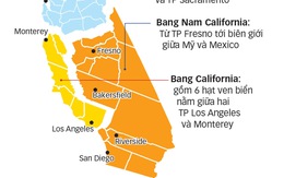 Nếu tách làm 3, bang California sẽ như thế nào?