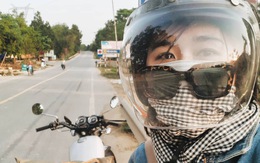 Nữ phượt thủ xuyên Việt độc hành bằng xe máy