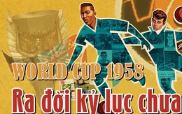 World Cup 1958: Ra đời kỷ lục kéo dài 60 năm