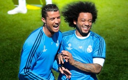 Clip về hình ảnh hài hước của đôi bạn thân Cristiano Ronaldo và Marcelo