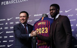Barcelona giữ chân Umtiti bằng 500 triệu euro