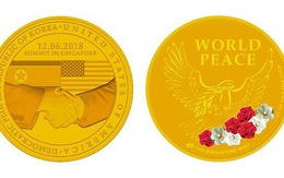 Singapore phát hành huy hiệu kỷ niệm thượng đỉnh Mỹ - Triều