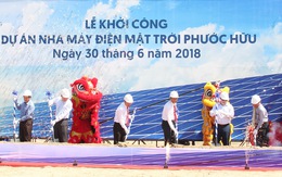 Ninh Thuận: Khởi công dự án Nhà máy điện mặt trời Phước Hữu