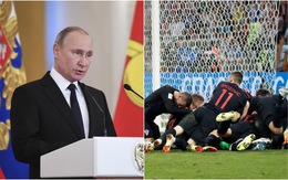 Tổng thống Putin tự hào về các 'chú gấu Nga' dù thất bại ở World Cup