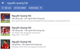 Gần 200 tài khoản giả Facebook cầu thủ, HLV U23 Việt Nam