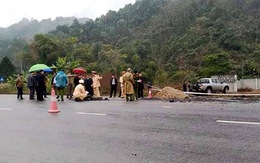 Xe tông chết 5 công nhân đang thi công trên đường Hà Giang