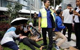 Sập tầng Sở chứng khoán Indonesia, ít nhất 77 người bị thương
