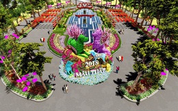 7 kỳ quan thế giới bằng hoa tươi tại Sun World Halong Complex