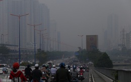 Mù bao phủ, ô nhiễm tại Sài Gòn tăng