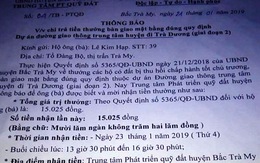 Vụ khen thưởng 15.000 đồng, chính quyền nói gì?