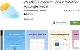 Ứng dụng thời tiết phổ biến nhất bị tố thu thập dữ liệu trái phép