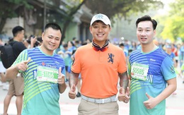 Dàn nghệ sĩ nổi tiếng chạy VPBank Hanoi Marathon ở hồ Hoàn Kiếm