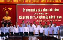 Lãnh đạo UBND tỉnh Thái Bình làm việc với Tổng giám đốc  PV GAS