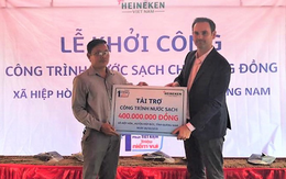Heineken Việt Nam tài trợ công trình nước sạch tại Quảng Nam