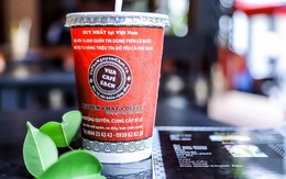 Cafe nhượng quyền 0 đồng Nguyen Chat Coffee & Tea dùng 100% ly giấy
