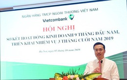 Hết quý 3, Vietcombank lợi nhuận trước thuế gần bằng cả năm 2018