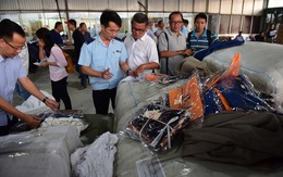 Lô quần áo Trung Quốc hàng ngàn chiếc giả mạo xuất xứ Việt Nam