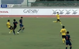 Video đội trưởng U19 Thái Lan bỏ bóng đá người kinh hoàng