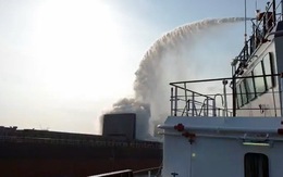 Cháy hầm tàu Trung Quốc chở sắt phế liệu ở biển Vũng Tàu