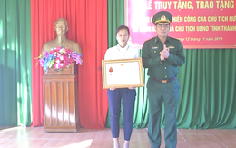 Video: Truy tặng Huân chương Chiến công cho thiếu tá hi sinh khi đánh án ma túy