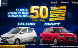 Suzuki ưu đãi lớn lên đến 50 triệu, cơ hội sở hữu ôtô trước Tết