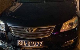 Xe biển xanh của Liên đoàn bóng đá Việt Nam gây tai nạn trong đêm