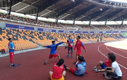 Sân thi đấu điền kinh đẹp 'long lanh' sẵn sàng cho SEA Games 30