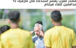Báo UAE: 'HLV Bert van Marwijk sẽ để UAE đá phòng ngự trước Việt Nam'