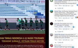 CĐV Indonesia 'lên gân' trước trận gặp U22 Việt Nam