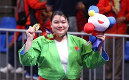 Nữ võ sĩ kurash Thanh Thủy phải tăng gần 20kg để giành HCV SEA Games 30