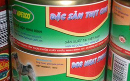 'Thịt chó đóng hộp' sản xuất ở Ninh Bình?
