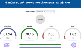 VNNIC cung cấp công cụ tự kiểm tra chất lượng truy cập Internet