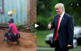 Tổng thống Mỹ Donald Trump 'kinh ngạc' với màn 'tâng bóng siêu đẳng' của người phụ nữ châu Phi