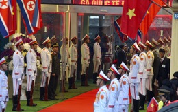 Tàu bọc thép chở Chủ tịch Kim Jong Un đã vào đất Việt Nam