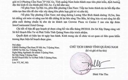 Giả văn bản chủ tịch tỉnh Quảng Nam để thổi giá đất