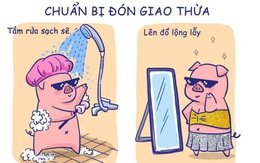 Dân mạng 'thả thính', lên đồ lộng lẫy đón năm mới