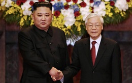 Tổng bí thư, Chủ tịch nước Nguyễn Phú Trọng hội đàm với Chủ tịch Kim Jong Un